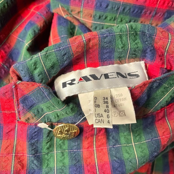 Ravens Reversible Golf Jacket | Red & Plaid 🏌️ (Unisex) - Picture 6 of 8